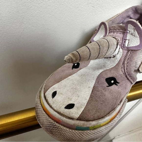 Vans Unicorn Horn Purple and White Slip-one | Toddler| size 6 with wear - Picture 3 of 9